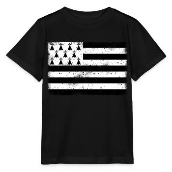 Bretagne VINTAGE - T-shirt bio MINI CREATOR Stanley/Stella Enfant - noir - Devant - Mikhail (115cm)