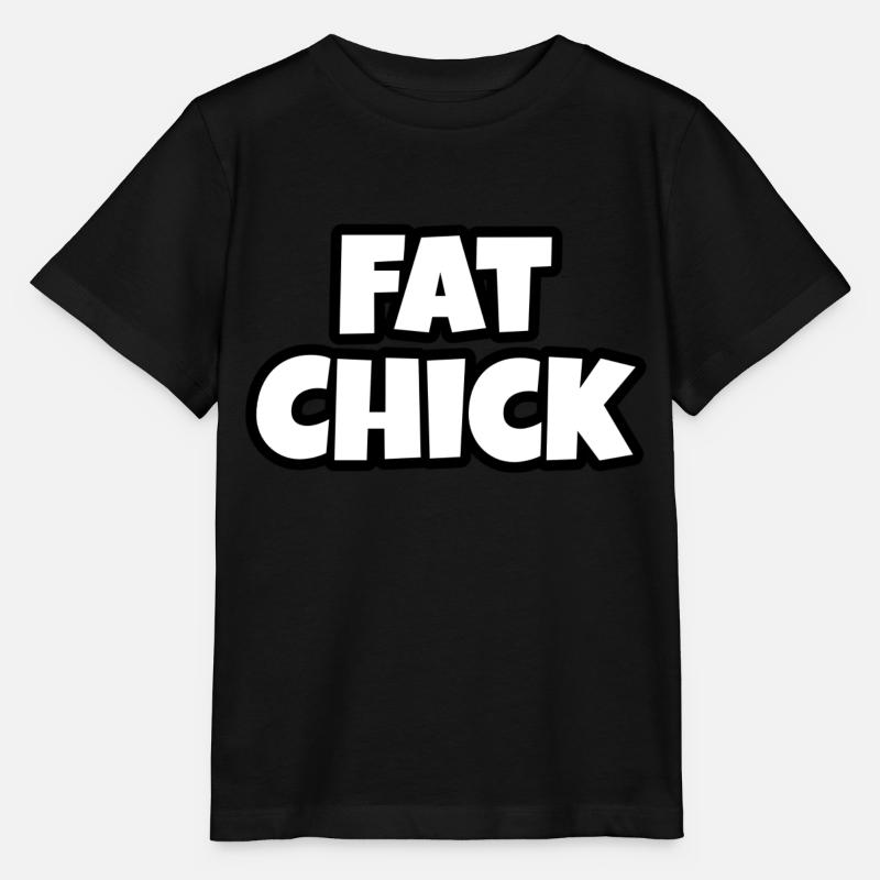 Fat Chick - Stanley/Stella Kinder T-Shirt MINI CREATOR  - Schwarz