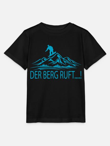 Snowboard Snowboarder - Stanley/Stella Kinder T-Shirt MINI CREATOR - Schwarz