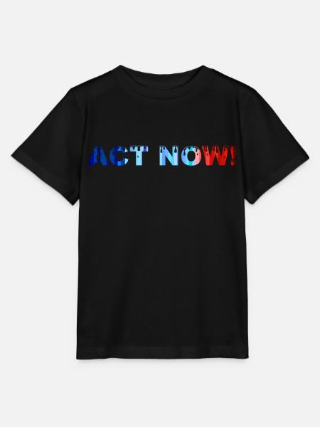 ACT NOW! - Stanley/Stella Kinder T-Shirt MINI CREATOR - Schwarz