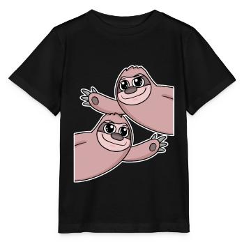 Paresseux paresseux - T-shirt bio MINI CREATOR Stanley/Stella Enfant - noir - Devant - Mikhail (115cm)