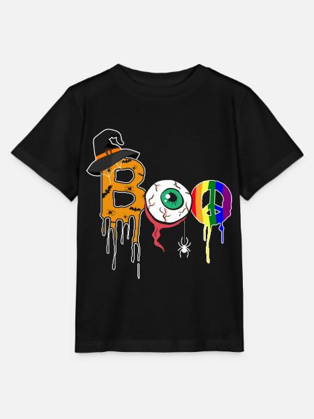 Halloween Boo Hexe Zombie Gay Pride LGBT - Stanley/Stella Kinder T-Shirt MINI CREATOR  - Schwarz