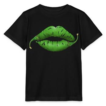 Lèvres - T-shirt bio MINI CREATOR Stanley/Stella Enfant - noir - Devant - Mikhail (115cm)