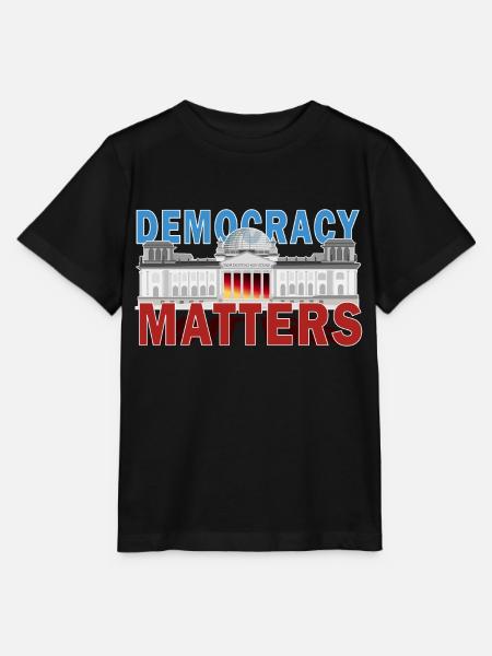 Demokratie Democracy Matters Bundestag Berlin - Stanley/Stella Kinder T-Shirt MINI CREATOR - Schwarz