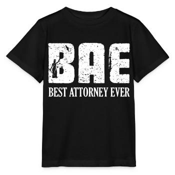 BAE Meilleur avocat avocat de tous les temps Avocat - T-shirt bio MINI CREATOR Stanley/Stella Enfant - noir - Devant - Mikhail (115cm)