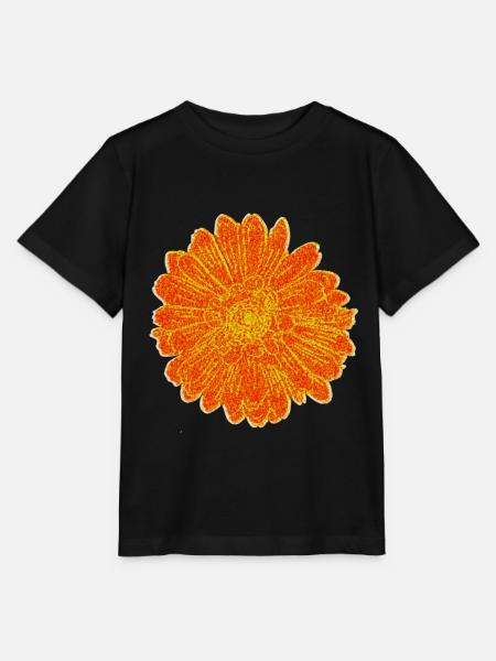 Bluete Impressionismus - Stanley/Stella Kinder T-Shirt MINI CREATOR  - Schwarz
