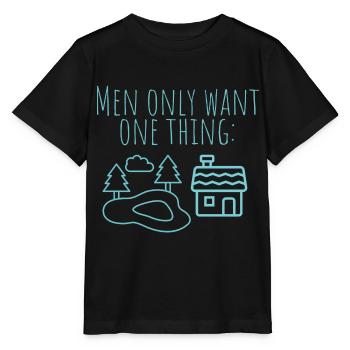 MowoT House by the Pond - Stanley/Stella MINI CREATOR Kids’ T-Shirt - black - Front - Mikhail (115cm)
