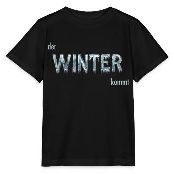 Hiver - T-shirt bio MINI CREATOR Stanley/Stella Enfant - noir - Devant - Mikhail (115cm)