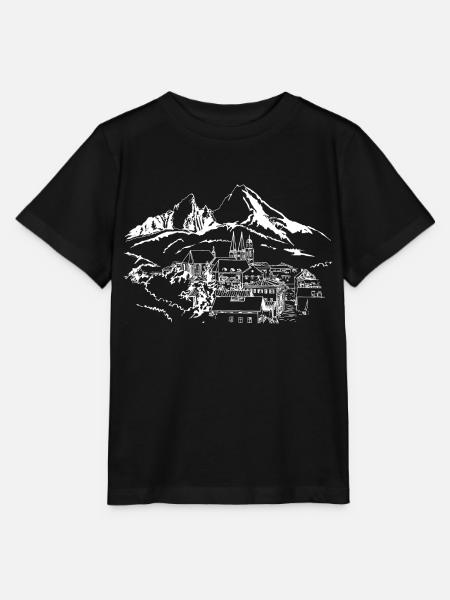 Watzmann Berchtesgaden - Stanley/Stella Kinder T-Shirt MINI CREATOR  - Schwarz