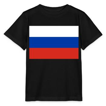 Russia - Stanley/Stella MINI CREATOR Kids’ T-Shirt - black - Front - Mikhail (115cm)
