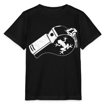 Whistle - Stanley/Stella MINI CREATOR Kids’ T-Shirt - black - Front - Mikhail (115cm)