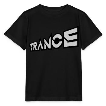 Lettrage Club Trance Techno - T-shirt bio MINI CREATOR Stanley/Stella Enfant - noir - Devant - Mikhail (115cm)