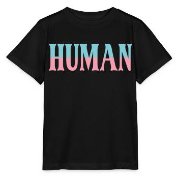 HUMAN - Stanley/Stella MINI CREATOR Kids’ T-Shirt - black - Front - Mikhail (115cm)