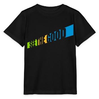see the good quote - Stanley/Stella MINI CREATOR Kids’ T-Shirt - black - Front - Mikhail (115cm)