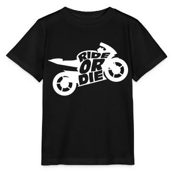 Reiten oder sterben - Stanley/Stella Kinder T-Shirt MINI CREATOR  - Schwarz - Vorne - Mikhail (115cm)
