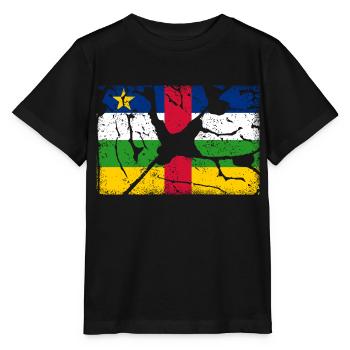 République centrafricaine VINTAGE - T-shirt bio MINI CREATOR Stanley/Stella Enfant - noir - Devant - Mikhail (115cm)