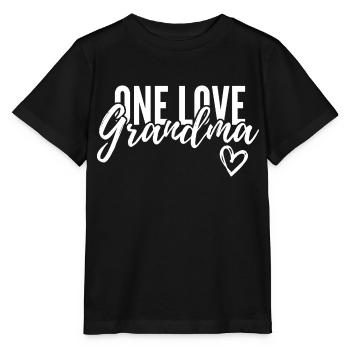 EINE LIEBE OMA. OMA GESCHENK. - Stanley/Stella Kinder T-Shirt MINI CREATOR  - Schwarz - Vorne - Mikhail (115cm)