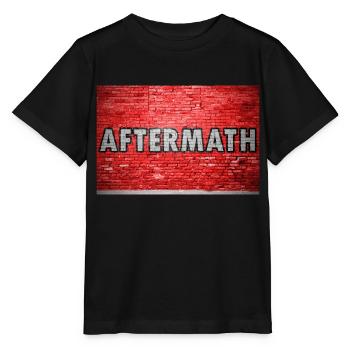 Aftermath sign lettering saying Graffiti on Brick - Stanley/Stella MINI CREATOR Kids’ T-Shirt - black - Front - Mikhail (115cm)