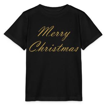 Joyeux Noël - T-shirt bio MINI CREATOR Stanley/Stella Enfant - noir - Devant - Mikhail (115cm)