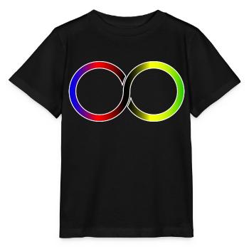 Cyclist Infinite Weltmeister - Stanley/Stella Kinder T-Shirt MINI CREATOR  - Schwarz - Vorne - Mikhail (115cm)
