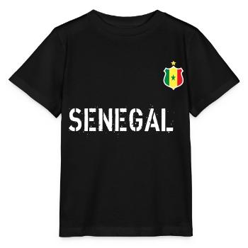 Sénégal - T-shirt bio MINI CREATOR Stanley/Stella Enfant - noir - Devant - Mikhail (115cm)