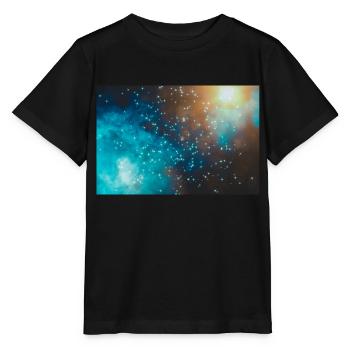 Kosmos - Stanley/Stella Kinder T-Shirt MINI CREATOR  - Schwarz - Vorne - Mikhail (115cm)