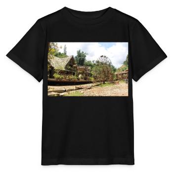 Dorf in Vietnam - Stanley/Stella Kinder T-Shirt MINI CREATOR  - Schwarz - Vorne - Mikhail (115cm)