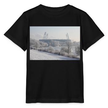 Weserstadion - Stanley/Stella Kinder T-Shirt MINI CREATOR  - Schwarz - Vorne - Mikhail (115cm)