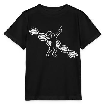 Tennis player Tennis club Tennis rackets - Stanley/Stella MINI CREATOR Kids’ T-Shirt - black - Front - Mikhail (115cm)