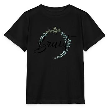 Braut Design Aufschrift für Hochzeit - Stanley/Stella Kinder T-Shirt MINI CREATOR  - Schwarz - Vorne - Mikhail (115cm)