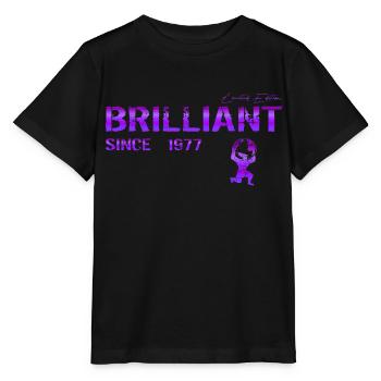 Brilliant since 1977 - Stanley/Stella Kinder T-Shirt MINI CREATOR  - Schwarz - Vorne - Mikhail (115cm)
