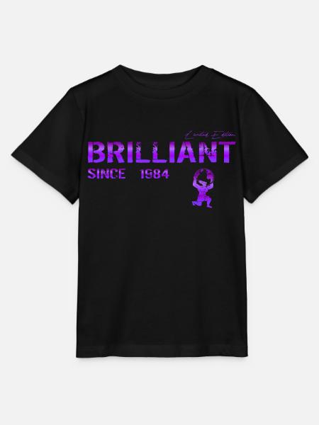 Brilliant since 1984 - Stanley/Stella Kinder T-Shirt MINI CREATOR - Schwarz