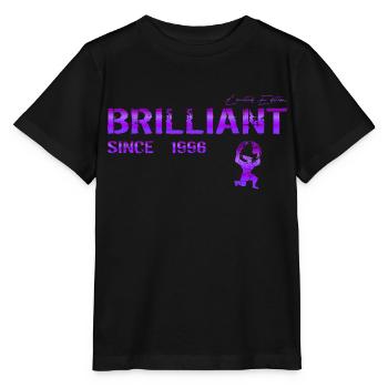 Brilliant since 1996 - Stanley/Stella Kinder T-Shirt MINI CREATOR  - Schwarz - Vorne - Mikhail (115cm)