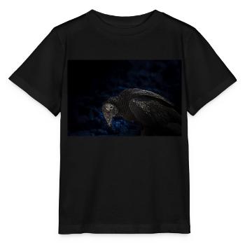 le terrible vautour à l'oeil rouge - T-shirt bio MINI CREATOR Stanley/Stella Enfant - noir - Devant - Mikhail (115cm)