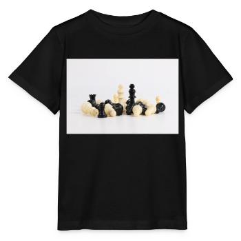 Chess pieces - Stanley/Stella MINI CREATOR Kids’ T-Shirt - black - Front - Mikhail (115cm)
