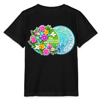 Im Sommer vertrauen wir - Stanley/Stella Kinder T-Shirt MINI CREATOR  - Schwarz - Vorne - Mikhail (115cm)