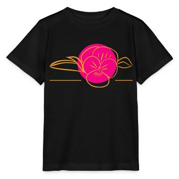 Flower Flower Plant - Stanley/Stella MINI CREATOR Kids’ T-Shirt - black - Front - Mikhail (115cm)