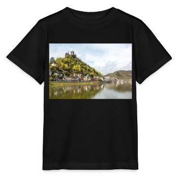 Forteresse de Reichsburg (Reichsburg) Cochem Rhénanie - T-shirt bio MINI CREATOR Stanley/Stella Enfant - noir - Devant - Mikhail (115cm)