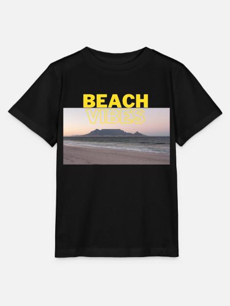 Beach 18 - Stanley/Stella Kinder T-Shirt MINI CREATOR  - Schwarz