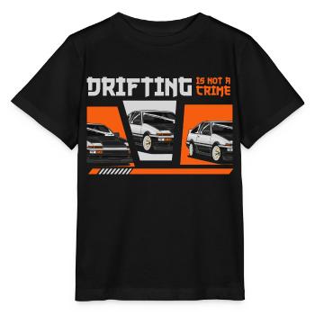 Motorsport Sportwagen Asphalt Mechaniker - Stanley/Stella Kinder T-Shirt MINI CREATOR  - Schwarz - Vorne - Mikhail (115cm)