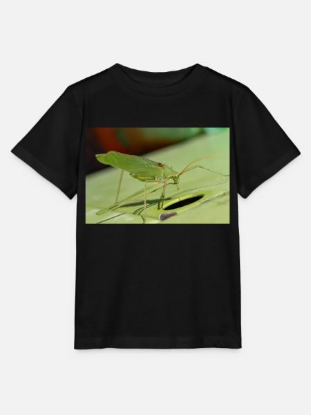 Krauss-Buschgrille Isophya kraussii - Stanley/Stella Kinder T-Shirt MINI CREATOR - Schwarz