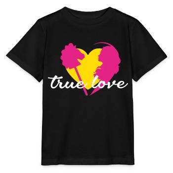 Hobby Horse true love - Stanley/Stella MINI CREATOR Kids’ T-Shirt - black - Front - Mikhail (115cm)