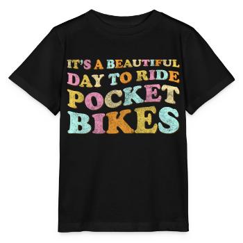 Motorrad Dreck Enduro - Stanley/Stella Kinder T-Shirt MINI CREATOR  - Schwarz - Vorne - Mikhail (115cm)