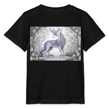 Mystic Animal 15 - Stanley/Stella MINI CREATOR Kids’ T-Shirt - black - Front - Mikhail (115cm)