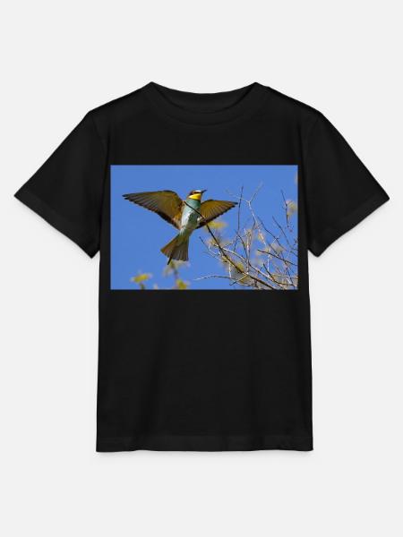 Bienenfresser - Stanley/Stella Kinder T-Shirt MINI CREATOR  - Schwarz