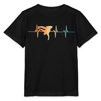 Battement de cœur Hip hop - T-shirt bio MINI CREATOR Stanley/Stella Enfant - noir - Devant - Mikhail (115cm)