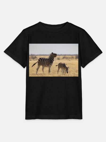 Zebras - Stanley/Stella Kinder T-Shirt MINI CREATOR - Schwarz