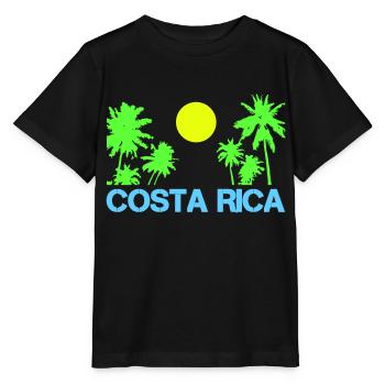 costa rica - Stanley/Stella Kinder T-Shirt MINI CREATOR  - Schwarz - Vorne - Mikhail (115cm)