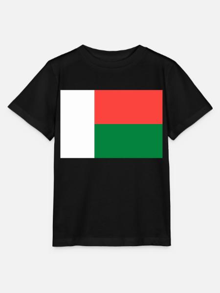 Flagge von Madagaskar - Stanley/Stella Kinder T-Shirt MINI CREATOR  - Schwarz