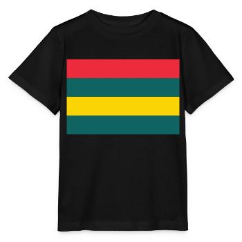 Mauritius island / Flag of Mauritius - Stanley/Stella MINI CREATOR Kids’ T-Shirt - black - Front - Mikhail (115cm)